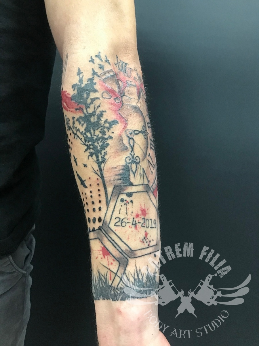 Family arm sleeve Tattoeages 5