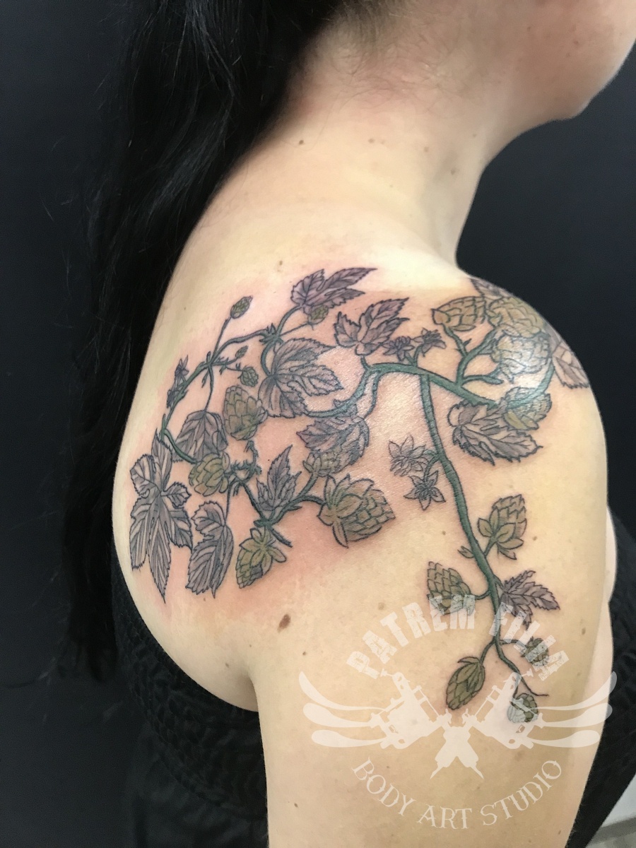 Hopplant tattoo Tattoeages 1