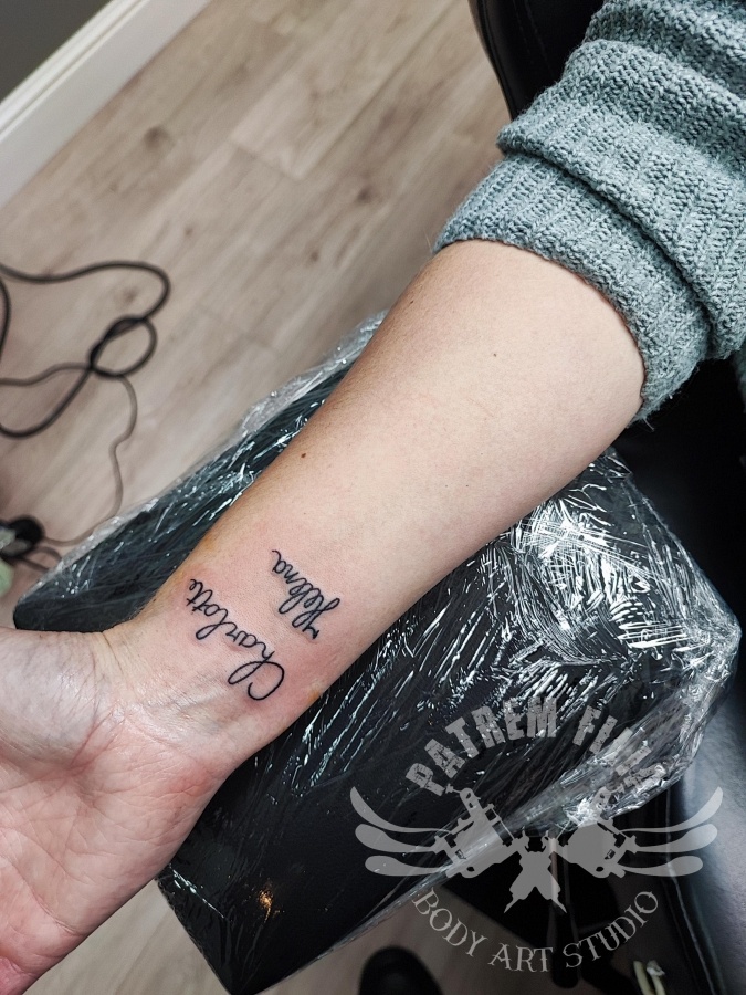 eigen handschrift tattoos Tattoeages