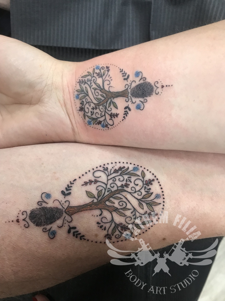 Koppeltattoo Tattoeages