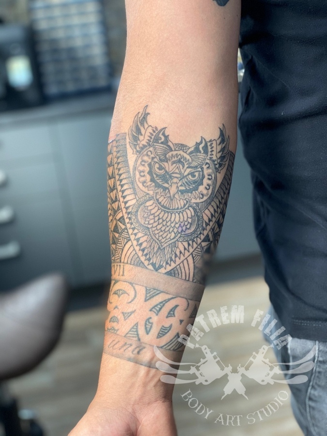 Maori stijl aanvulling Tattoeages