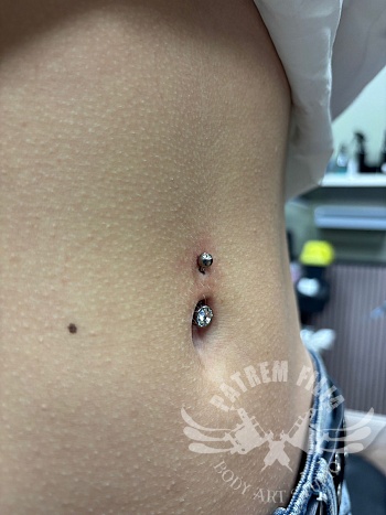 Navel piercing