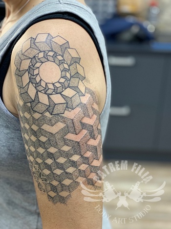 Geometrisch dotwork