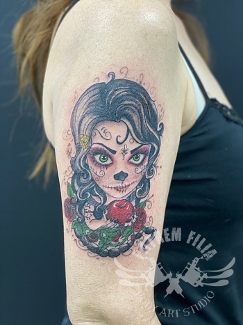 Halloween tattoo