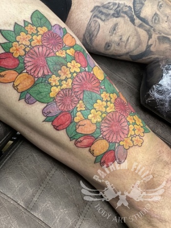 Kleurvol bloemen boeket