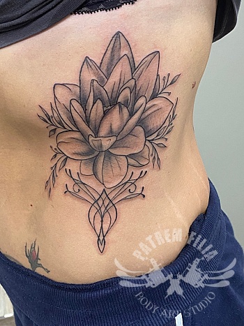 Lotus op ribben