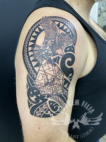 Maori - Arend(onk) tattoo