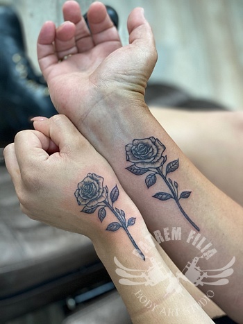 Moeder en dochter tattoo