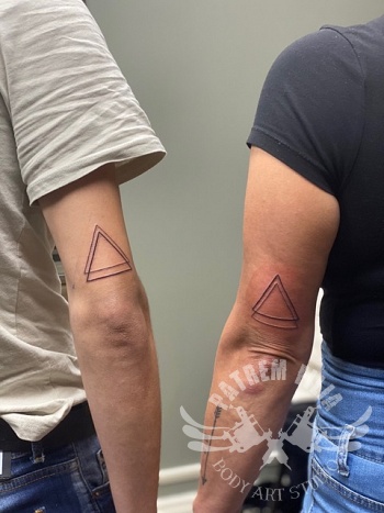 moeder en zoon tattoo