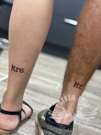 Mr & Mrs ... koppeltattoo