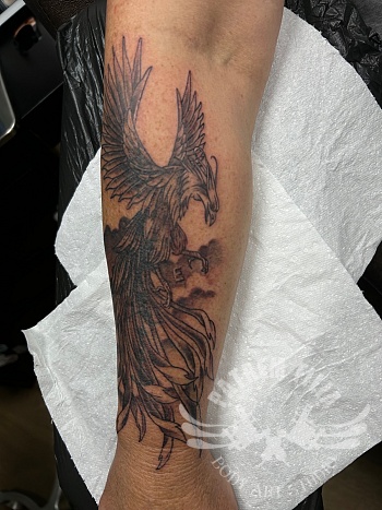 phoenix op onderarm