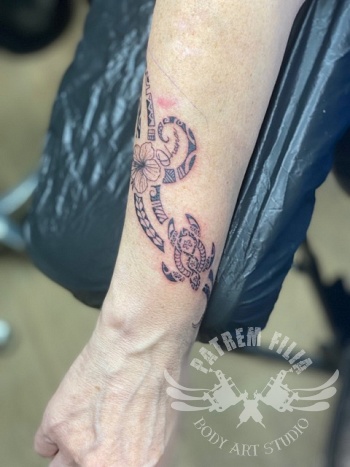 schildpadje maori stijl