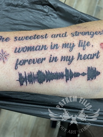 Soundwave aangevuld met tekst