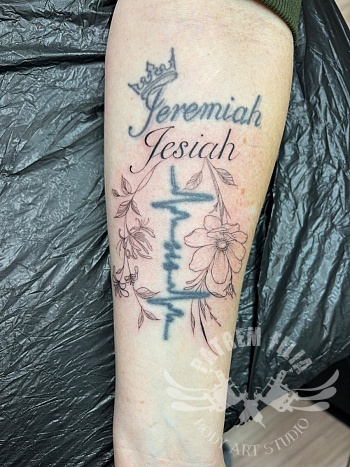 Tattoo met bloemen