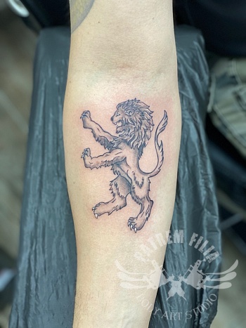 Vlaamse Leeuw tattoo