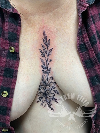 Wilde bloemen sternum