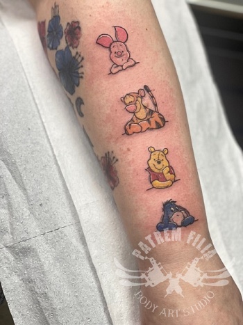 Winnie, Tijgetje, Ioor en knorretje