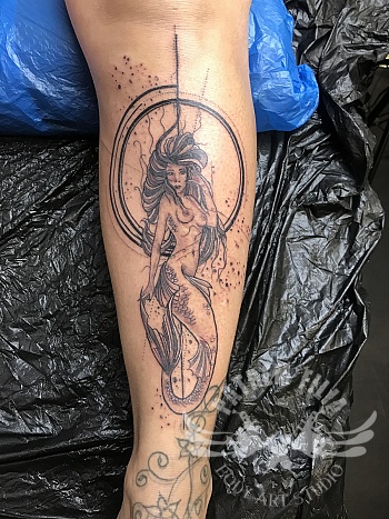 Zeemeermin tattoo